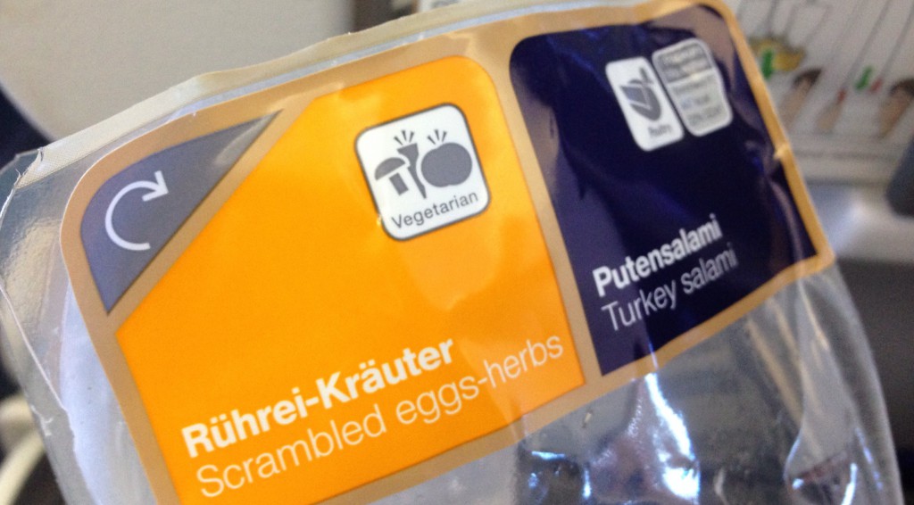 Sandwich bei Lufthansa
